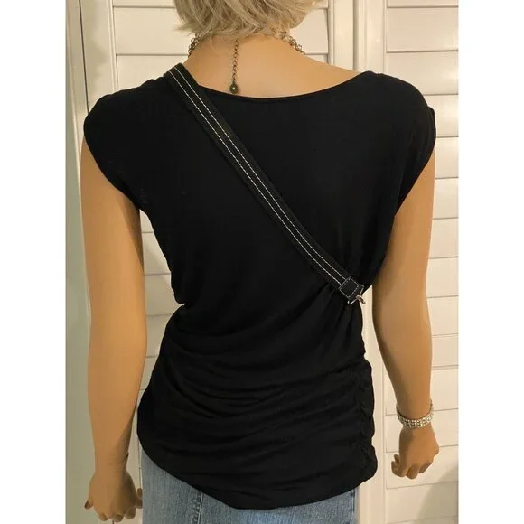 COACH BELT BAG FANNY PACK IN SIGNATURE MINI "C" JACQUARD FABRIC & LEATHER BLACK - Picture 5 of 12